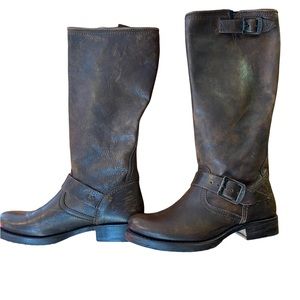Frye Veronica Slouch Distressed Boots